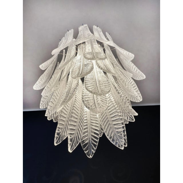 Huge Italian Murano Felci Glass Chandelier, 1980s For Sale - Image 16 of 18