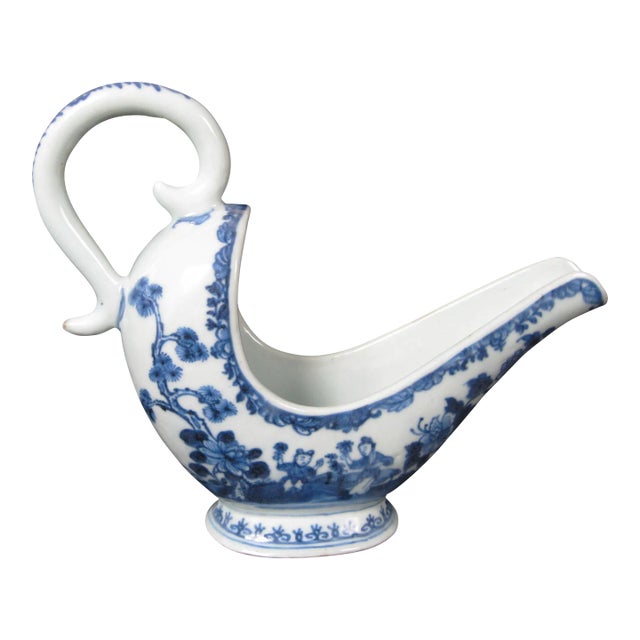 18thC Chinese Export Qianlong Sauce Boat c.1790 For Sale