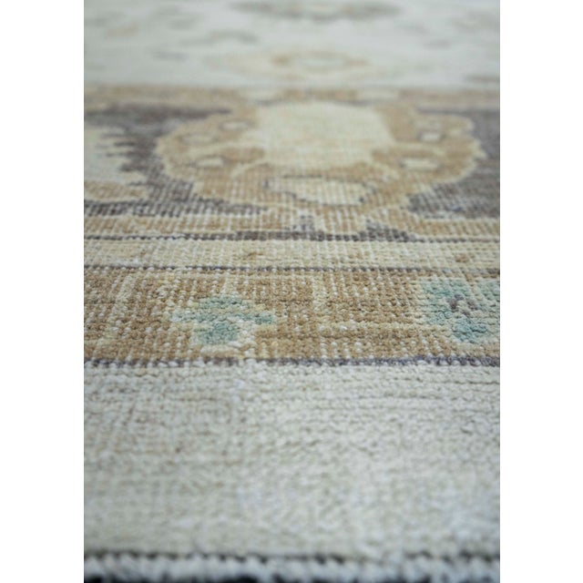 Turkish Turkish Oushak Rug 13'4" x 15'3" #20369 For Sale - Image 3 of 8