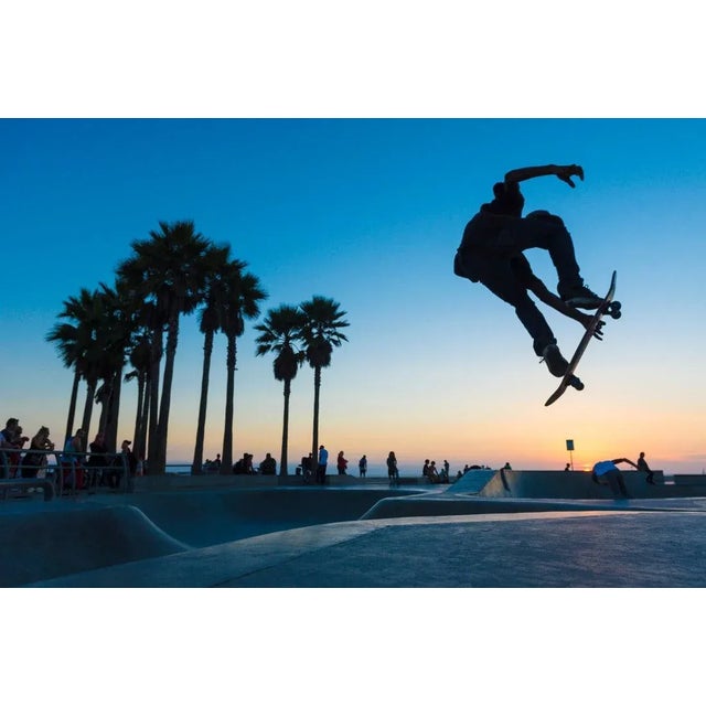 Marc Dozier, Skaters in Venice Beach, Photographic Paper, in Flawless conditions. Designed from 2000 This piece has an...