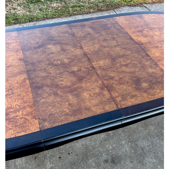 Century Furniture Vintage 1970's Century "Chin Hua" Oval Dining Table For Sale - Image 4 of 16