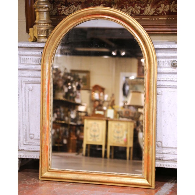 Bring timeless elegance and warm patina to a hallway, powder room, or mantel with this antique French Louis Philippe...