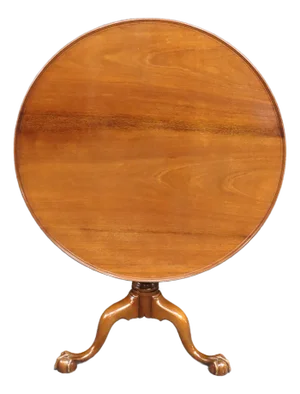 Cw Kittinger Solid Mahogany Tilt Top Table