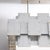 1970s Mid-Century Modernist Robert Sonneman "Cityscape" Chandelier For Sale - Image 5 of 13