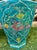 Rare Pair of Chinese Turquoise-Ground Fahua Ware Octagonal Lidded Vases, Ming For Sale In San Diego - Image 6 of 18