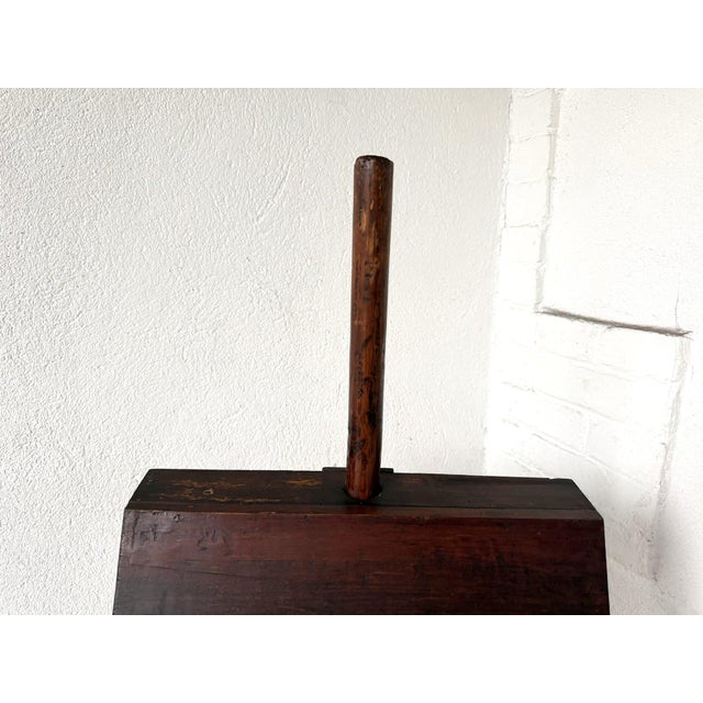 Early 20th Century Adjustable Freestanding Lectern in Fruitwood, 1900s For Sale - Image 5 of 16