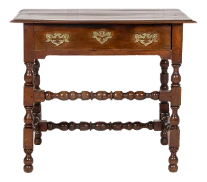 17th Century Yew Wood Side Table