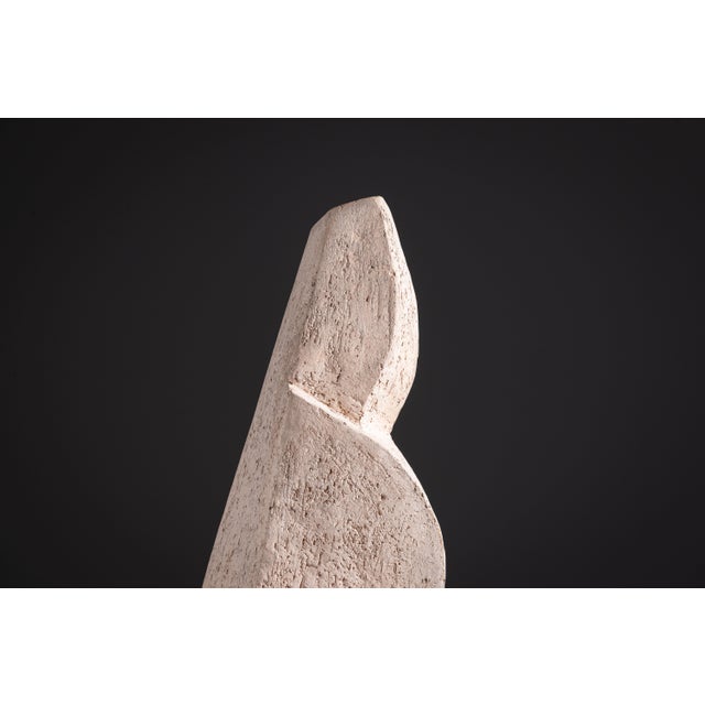 Large Abstract Monolithic Sculpture in Ceramic, 1970s For Sale - Image 12 of 15