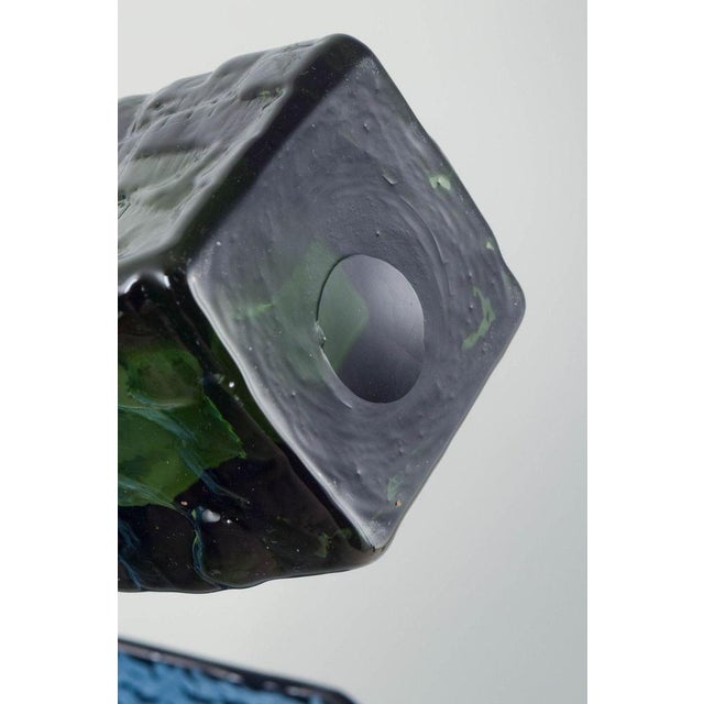 Art Glass Vases by Göte Augustsson for Ruda Glasbruk, 1970s, Set of 2 For Sale - Image 4 of 5