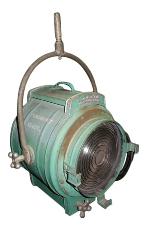 1940s Paramount Studios J.G. McAlister 2000 Watt Fresnel Hollywood Made & Used Spotlight