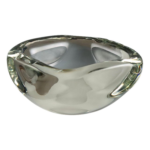 Vintage Glass Ashtray from Barbini For Sale