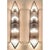 Art Deco Vintage Skyscraper Art Deco Light Old Lamp Wall Sconces Fixture Nickel Brass & Glass Rod Ship Light - a Pair For Sale - Image 3 of 5