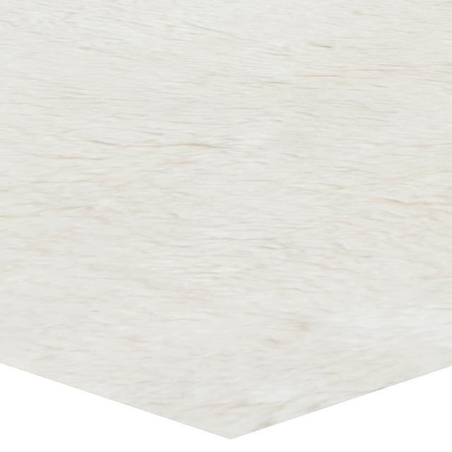Minimalist White Moroccan-Inspired Wool Rug by Doris Leslie Blau For Sale In New York - Image 6 of 6