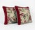 Mid-Century Modern Turkish Wool Rug Pillow Cover 24'' X 24'' - Set of Two For Sale - Image 3 of 4