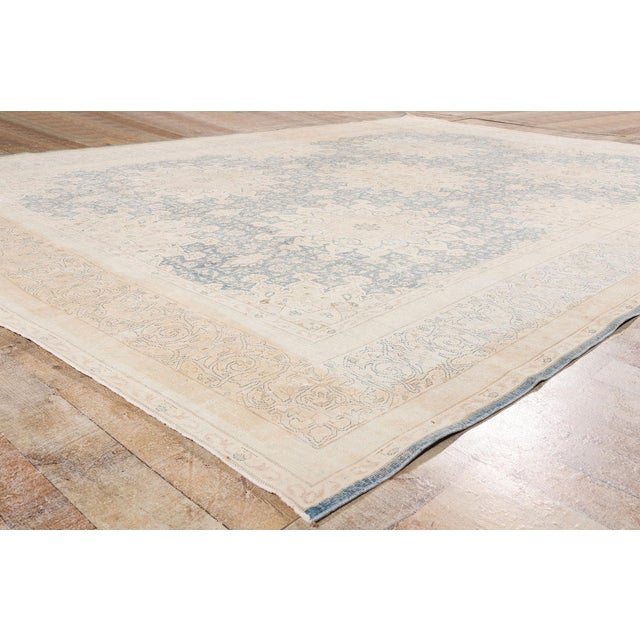Mid 20th Century Vintage Persian Kerman Rug, 09'07 X 13'03 For Sale - Image 5 of 11