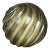Vintage Regency Blown Glass Sphere For Sale