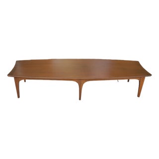 Long Mid-Century Coffee Table For Sale
