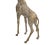 Monumental Mid-Century Modern Hammered Brass & Bronze Giraffe, Animal Sculpture For Sale - Image 10 of 13