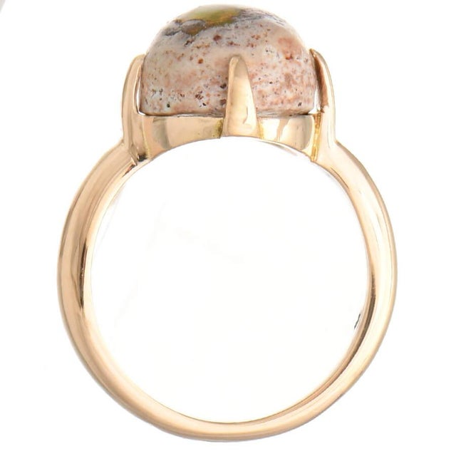 14KY Mexican Fire Opal(4.60) Ring, size 6.5 For Sale - Image 4 of 9