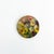 Shabby Chic "Bouquet of Asters" Contemporary Installation of Ceramic Plates and Oil on Canvas - Set of 7 For Sale - Image 3 of 18