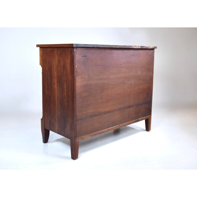 Tambour Door French Empire Style Cherry Server Cabinet Console Table by Kindel For Sale - Image 12 of 15