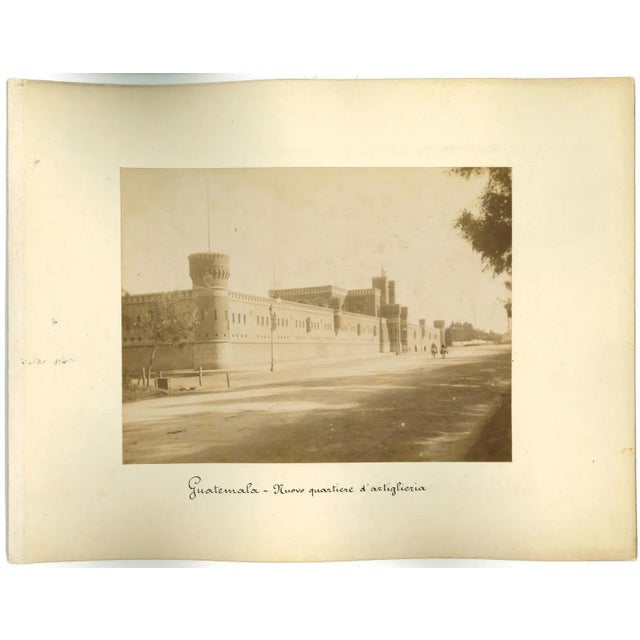 Unknown, Ancient View of Guatemala City, Original Vintage Photo, 1880s For Sale - Image 3 of 3