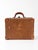Mid-Century Modern Vintage Miniature Leather Suitcase Travel Case For Sale - Image 3 of 15