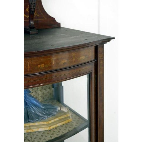 Edwardian Display Cabinet in Mahogany, 1890s For Sale - Image 13 of 15