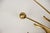 Metal Sunburst Sputnik Wall Lamp in Brass, 1950s For Sale - Image 7 of 16