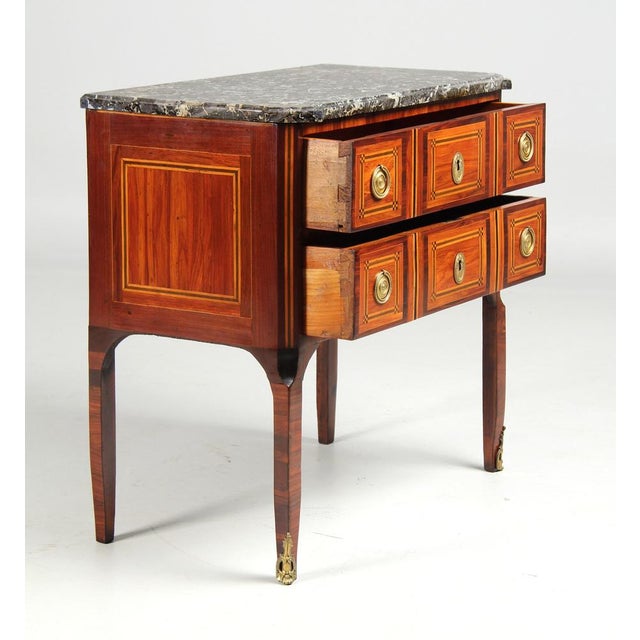 Brown Small 18th Century Chest of Drawers, 1780s For Sale - Image 8 of 13