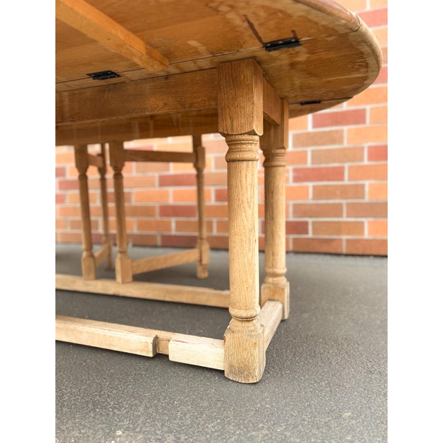 19th Century Oak Gateleg Table For Sale In Seattle - Image 6 of 9