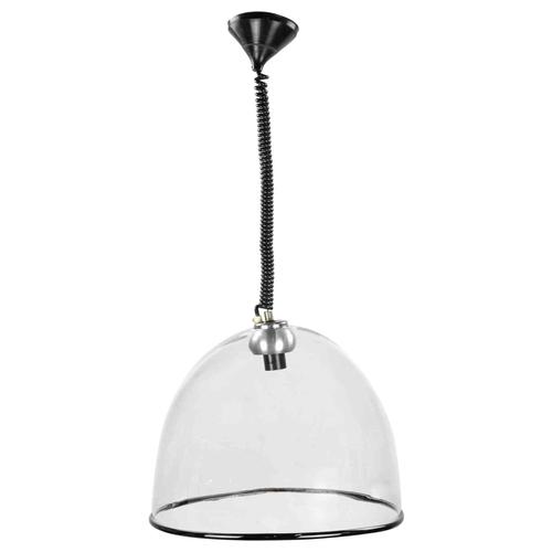 Metal and Art Glass Hanging Lamp from Leucos, 1970s For Sale - Image 6 of 6