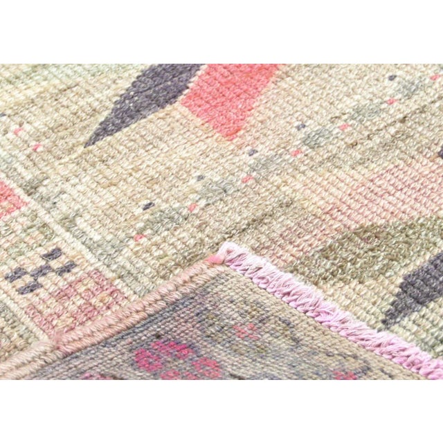 1960s Turkish Oushak Runner For Sale - Image 4 of 7