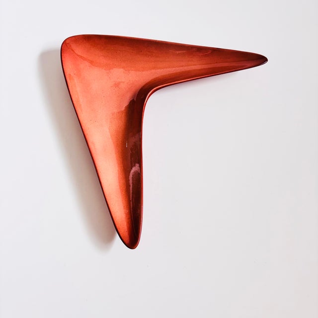 Mid 20th Century MCM Ceramic Boomerang Tray For Sale - Image 5 of 10