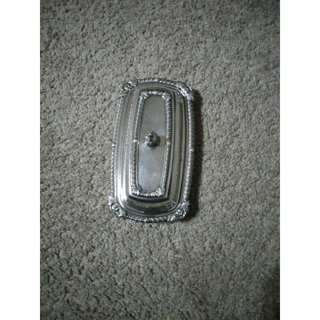 Late 19th Century Gorgeous Rockford- Sheets 1875 Silver Victorian Style Butter Dish. For Sale - Image 5 of 7