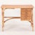 French 1950s Mid-Century French Four Drawers Rattan Desk For Sale - Image 3 of 7