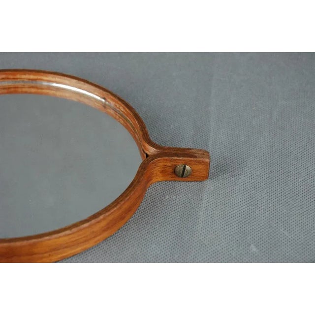 Mid-Century Modern Mirror by Hans Agne Jakobsson for Hans Agne Jakobsson Ab Markaryd, 1950s For Sale - Image 3 of 9