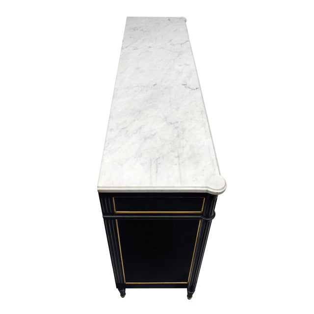 Wood Louis XVI Ebonized Buffet For Sale - Image 7 of 9
