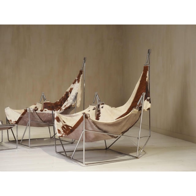 David Lounge Set by Odile Mir for Prisunic, 1972, Set of 3 For Sale - Image 4 of 14