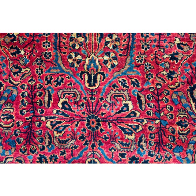Early 20th Century Early 20th Century Persian Sarouk Rug For Sale - Image 5 of 15
