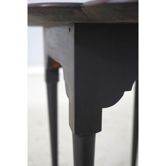 Eldred Wheeler Cherry Top Country Occasional Table For Sale - Image 11 of 13