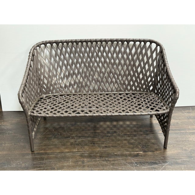 Brown Jordan Outdoor Settee, Vintage For Sale In San Francisco - Image 6 of 12