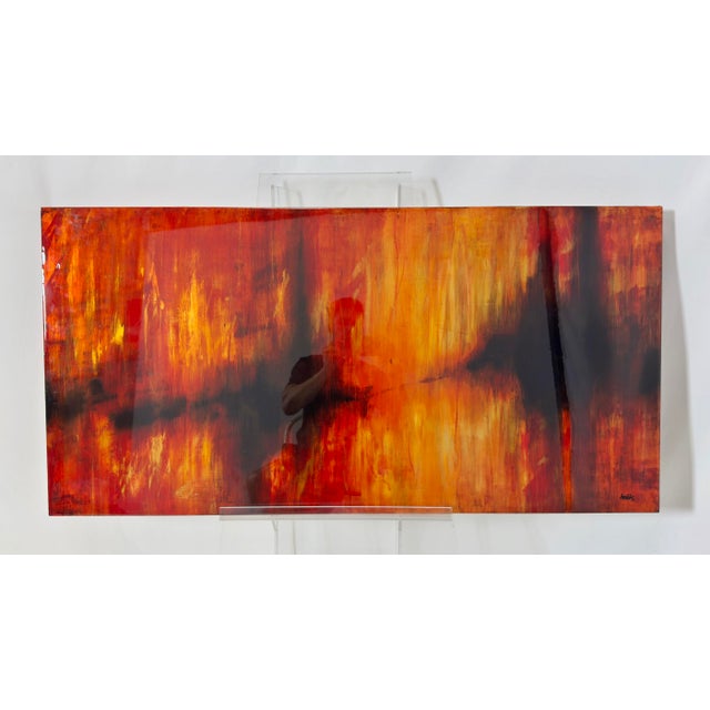 2008 Rick Hobbs “Rehearsal” Large Abstract Acrylic Painting on Board Signed For Sale In Los Angeles - Image 6 of 18