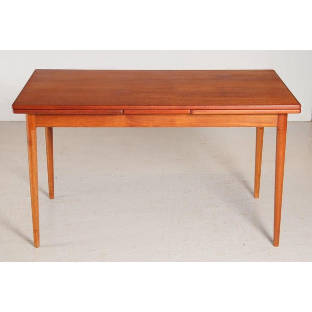 Mid-Century Danish Extending Teak Dining Table, 1970s For Sale - Image 14 of 14
