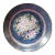 Vintage Satsuma Decorative Porcelain Chinese Plate With Bird and Floral Motif For Sale