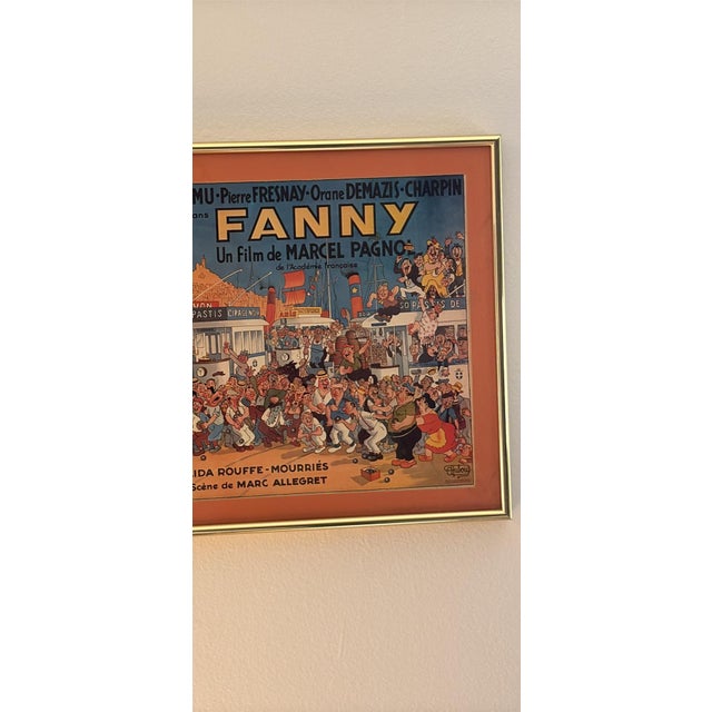 Description:Add a touch of whimsical European charm to your space with this authentic 1950 first-edition French cinema...