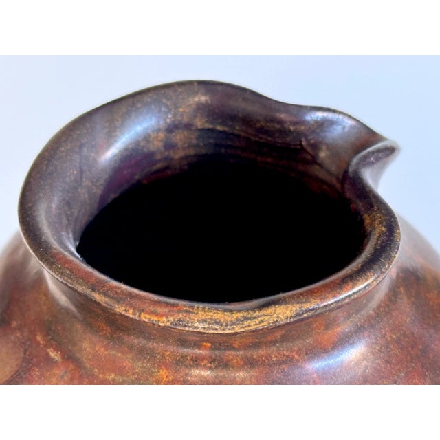 Studio Ceramic Art Jug by Elmar & Elke Kubicek, 1960s For Sale - Image 11 of 17