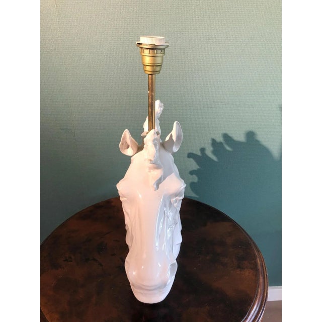 1970s Vintage Ceramic Table Lamp, 1970s For Sale - Image 5 of 7