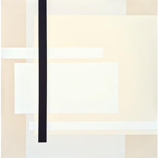 Holland Geibe l"My Ducks Are Definitely Not in a Row" Contemporary Neutral Toned Abstract, 2023 For Sale