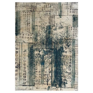 Sigita Daugule, Houses, 2001, Oil on Canvas For Sale